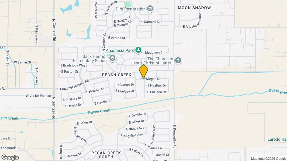 1427 E Megan Dr Map and Location Details