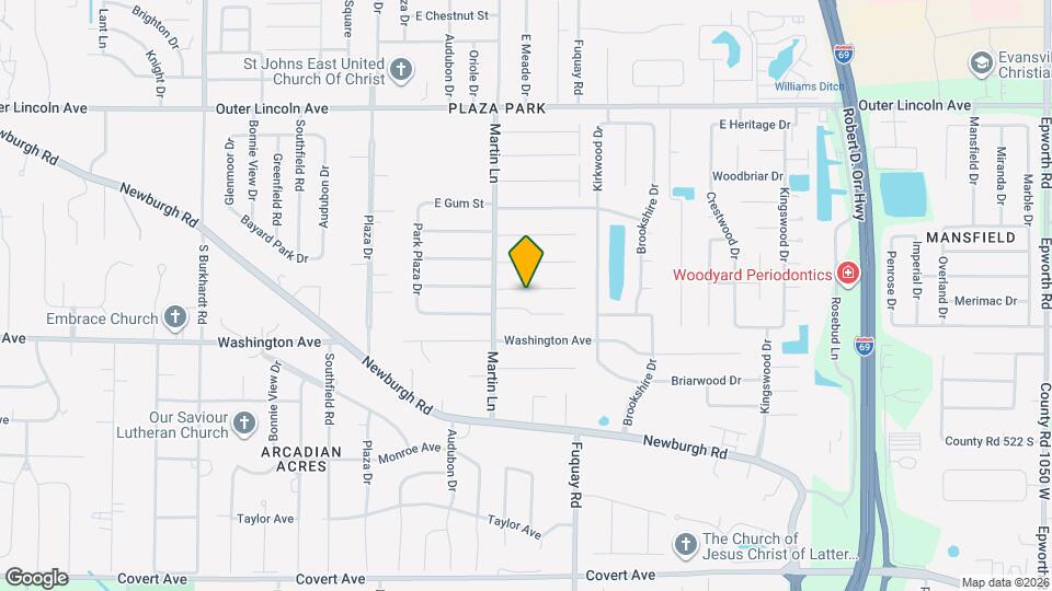 7501 Powell Ave Map and Location Details