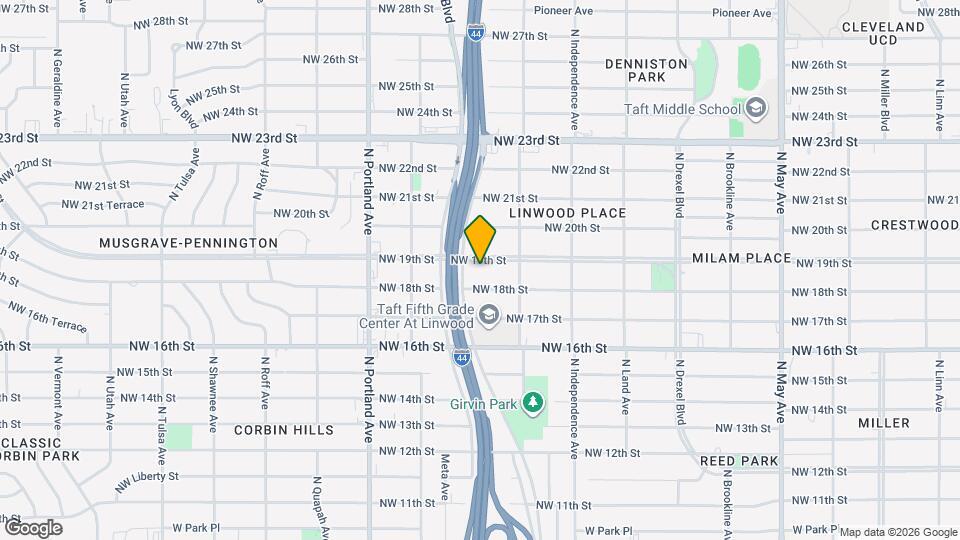 3436 NW 19th St Map and Location Details