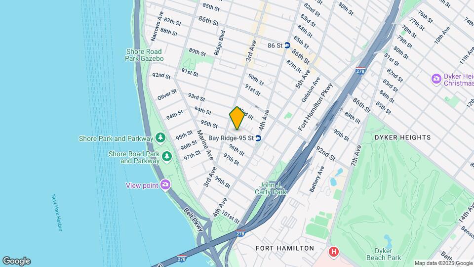 329 95th St Mapa y Detalles de la Ubicación