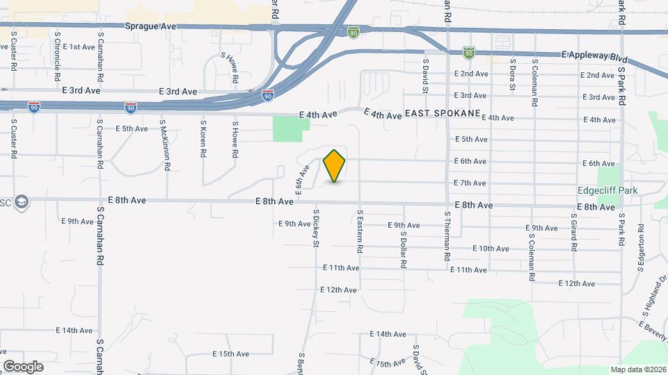 6110 E 7th Ln Map and Location Details