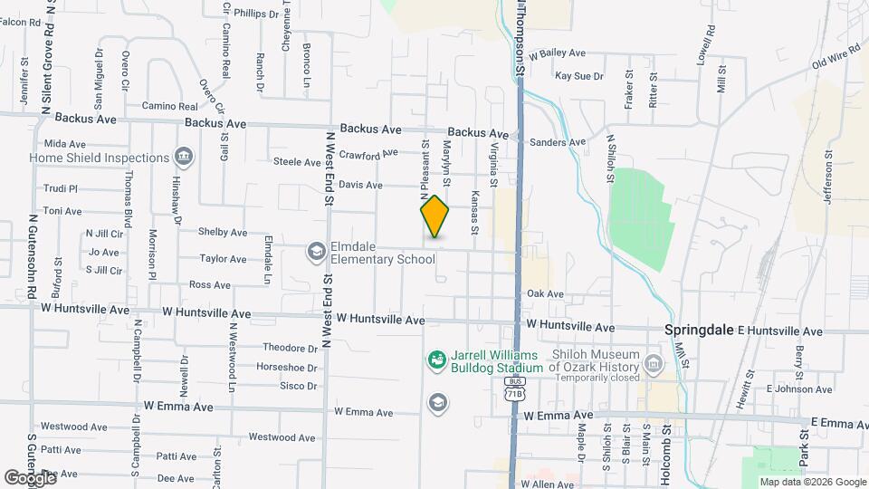 1202 Christian Ave Map and Location Details