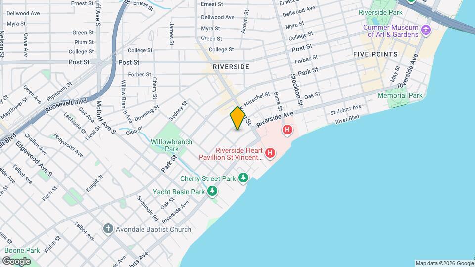 2737 Riverside Ave Map and Location Details