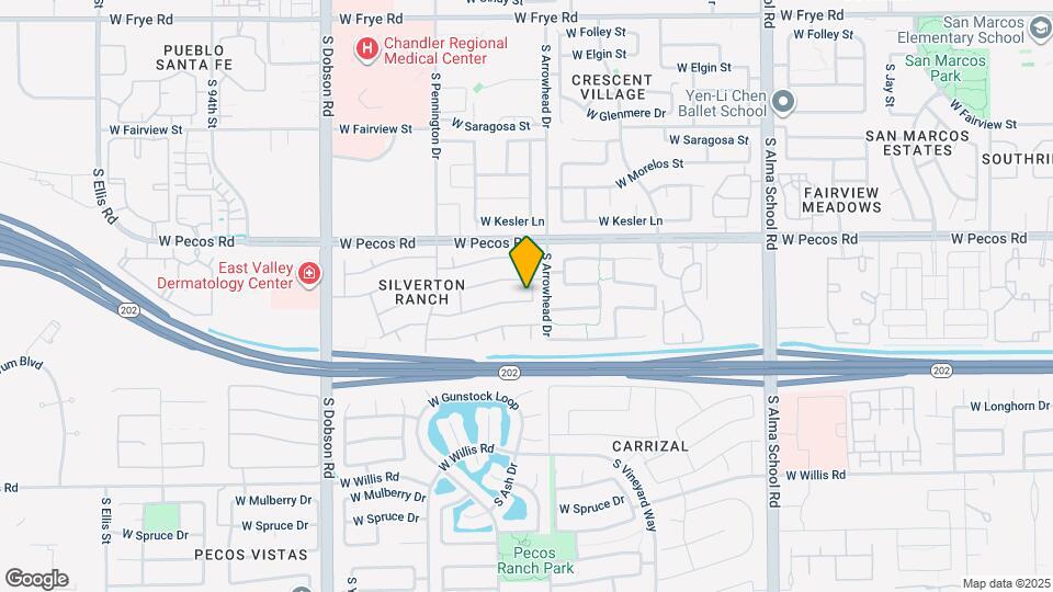 1560 W Winchester Way Map and Location Details