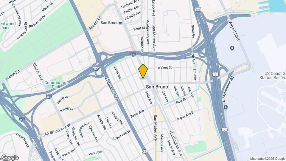 846 Mills Ave Mapa y Detalles de la Ubicación