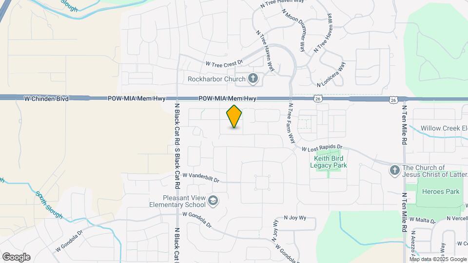 4394 W Sunny Cove St Map and Location Details