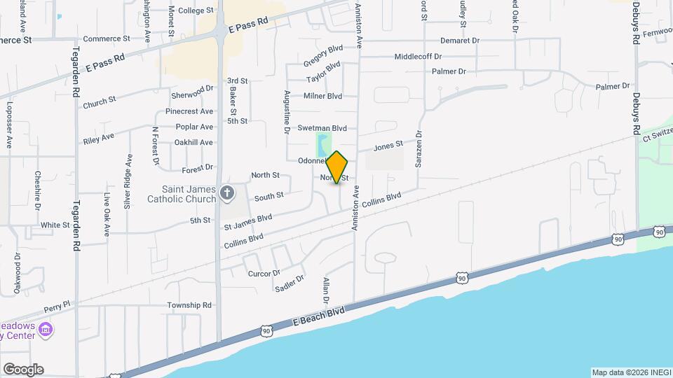 609 Academy Dr Map and Location Details