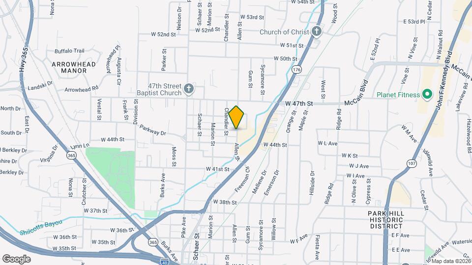 700 W 45th St Map and Location Details