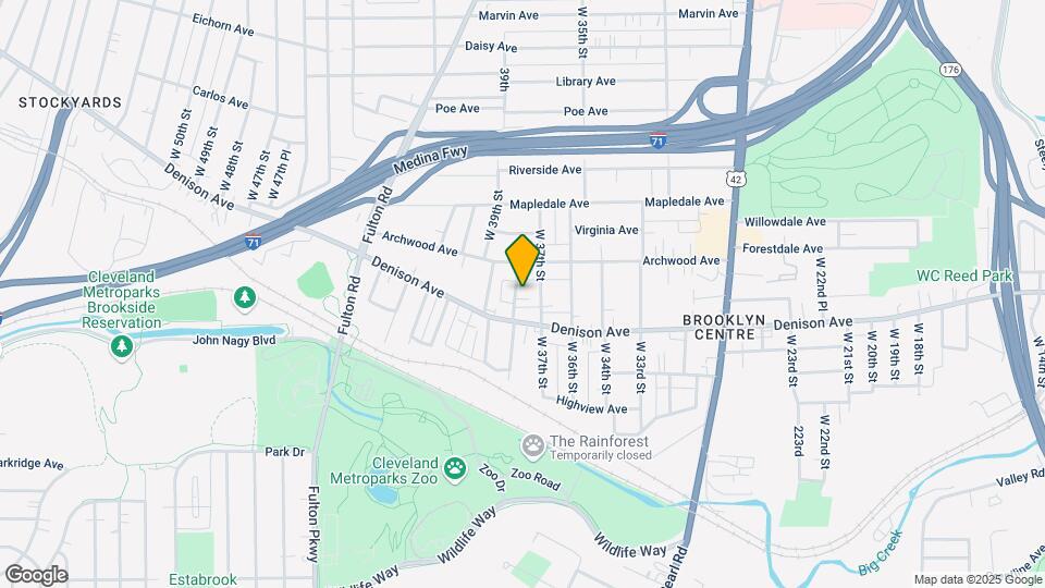 3797 W 38th St Map and Location Details