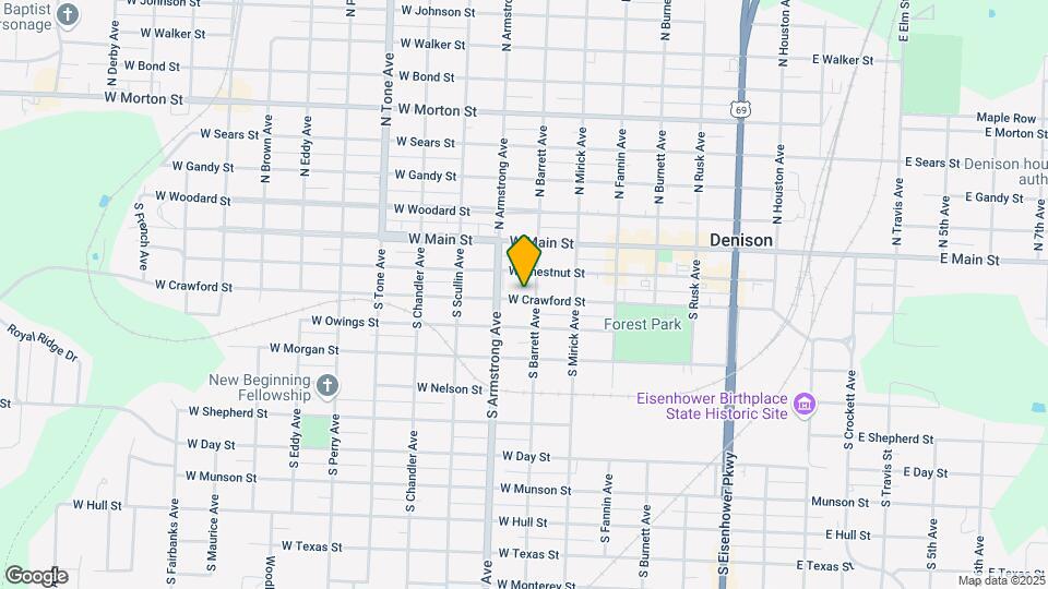 705 W Crawford St Map and Location Details
