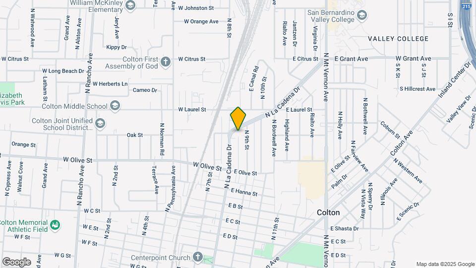 1200 N La Cadena Dr Map and Location Details