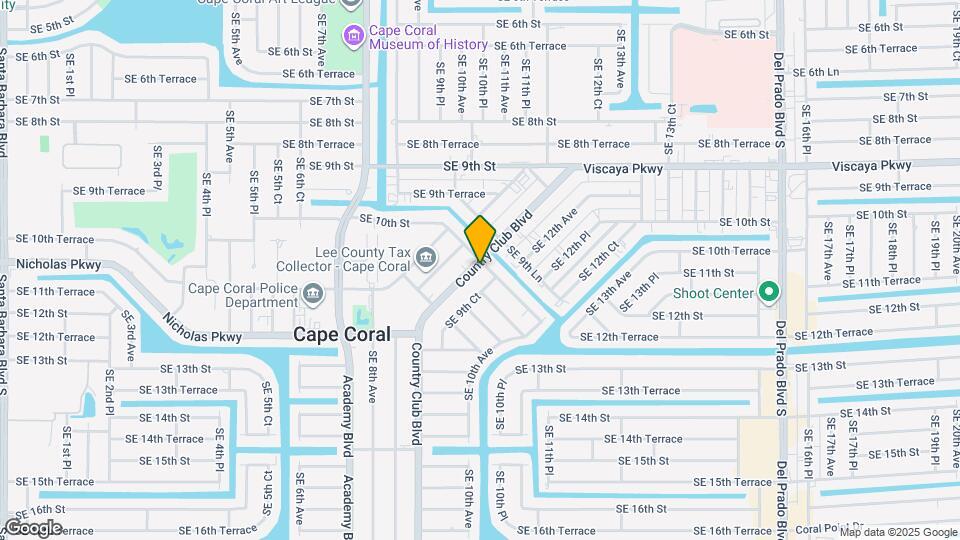 1003 Country Club Blvd Map and Location Details