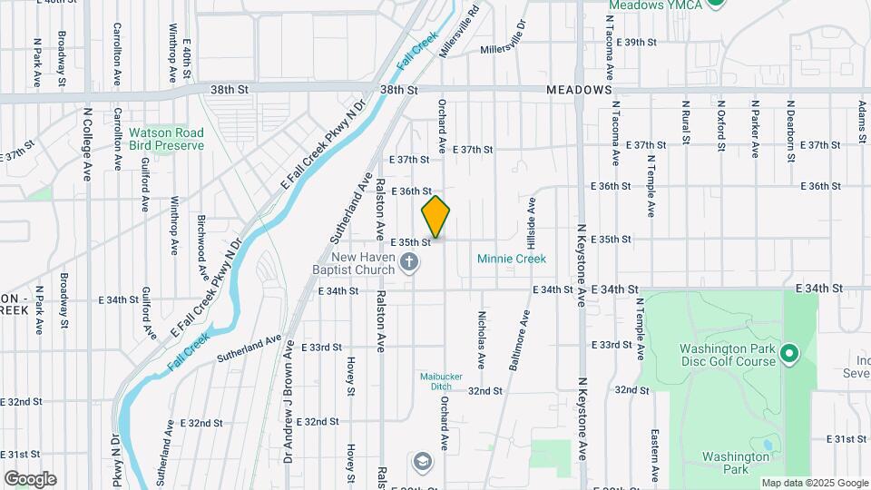 3458 Orchard Ave Map and Location Details