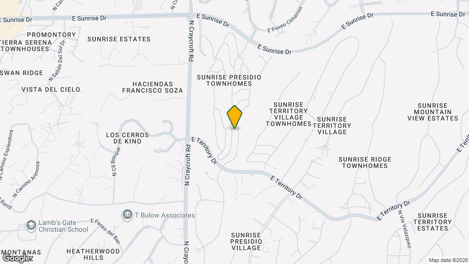 5110 N Placita Del Lazo Map and Location Details
