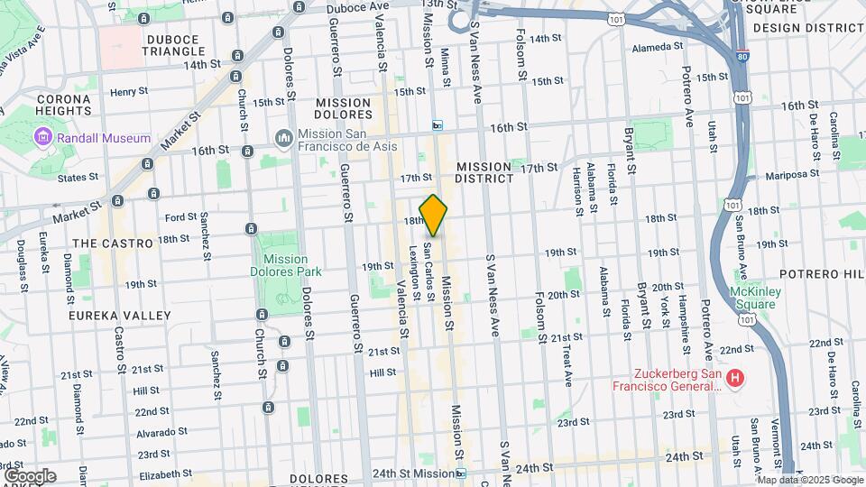 157-159 San Carlos St Mapa y Detalles de la Ubicación