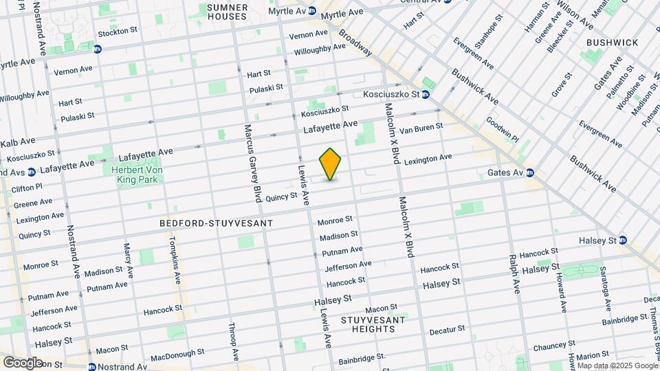 611 Quincy St Map and Location Details