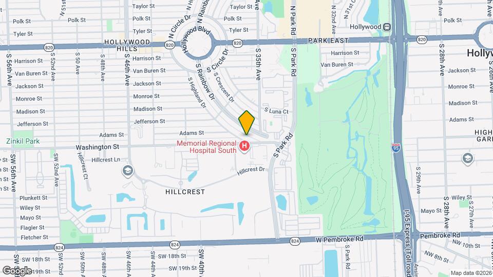 839 S Highland Dr Map and Location Details