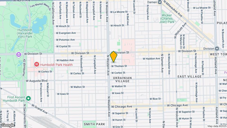 2340 W Thomas St-Unit -2F Mapa y Detalles de la Ubicación