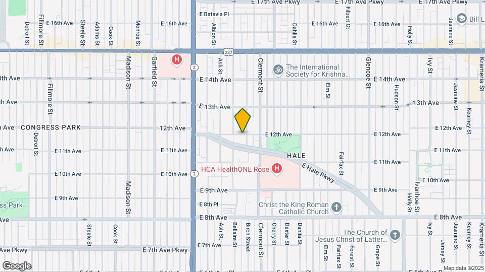 1195 Birch St Map and Location Details