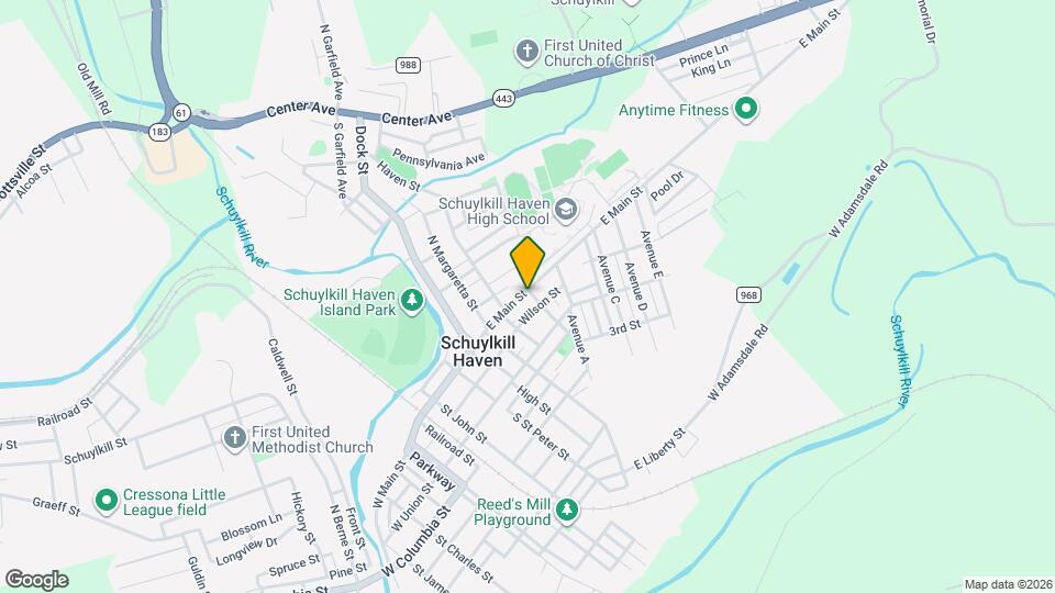 430 E Main St Map and Location Details