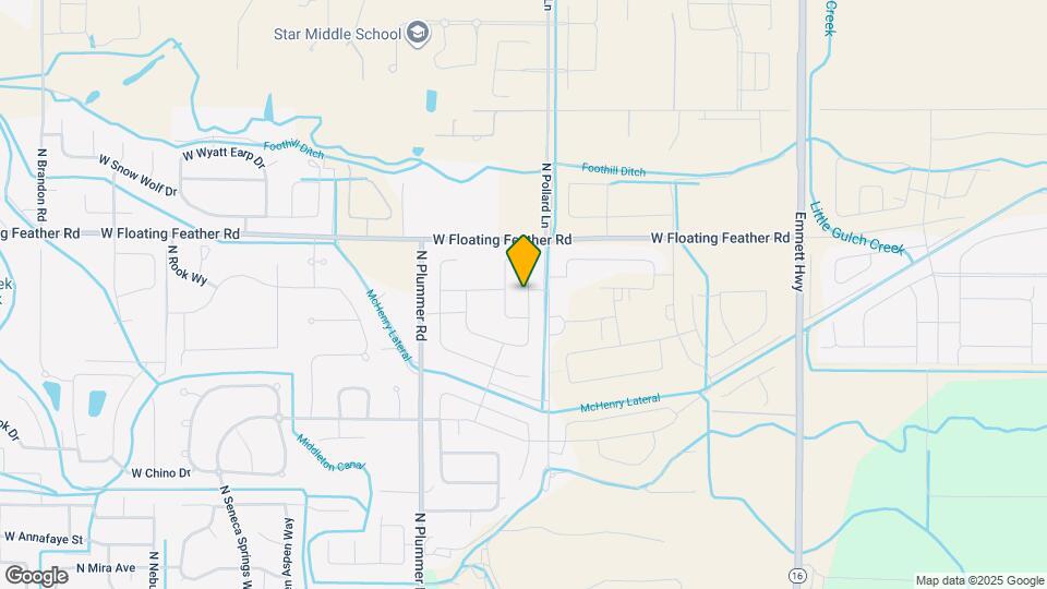 1465 N Alderleaf Rd Map and Location Details