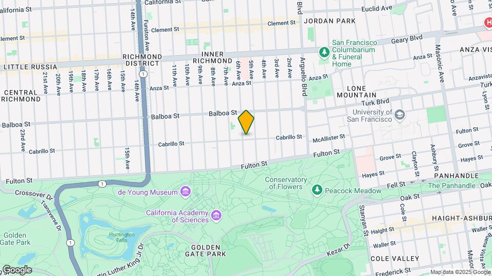 442-448 Cabrillo St Mapa y Detalles de la Ubicación