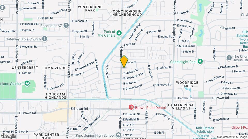 811 E Hillview Cir Map and Location Details