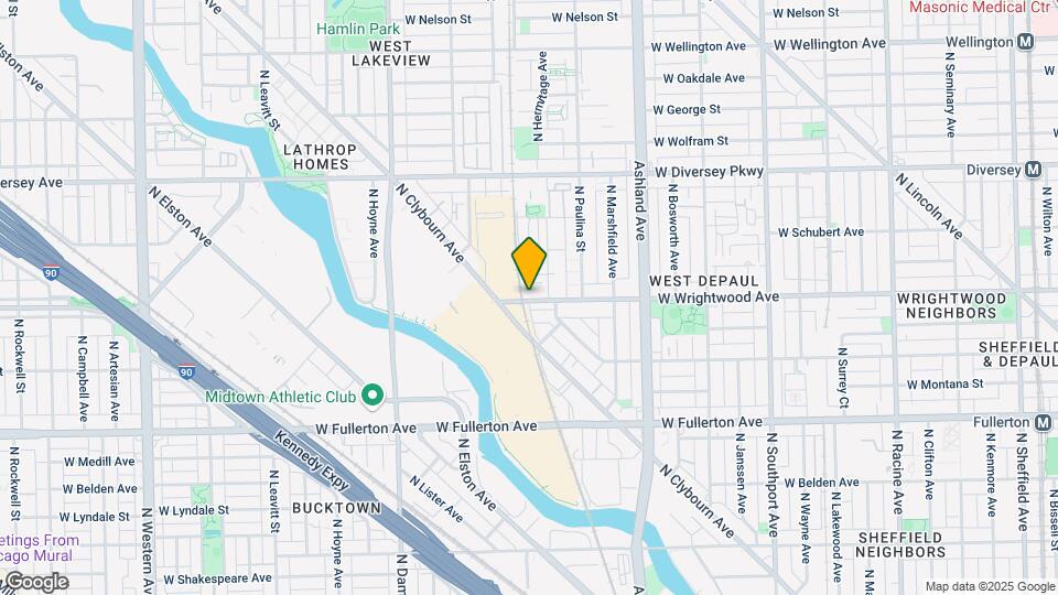 1760 W Wrightwood Ave, Unit 115 Mapa y Detalles de la Ubicación