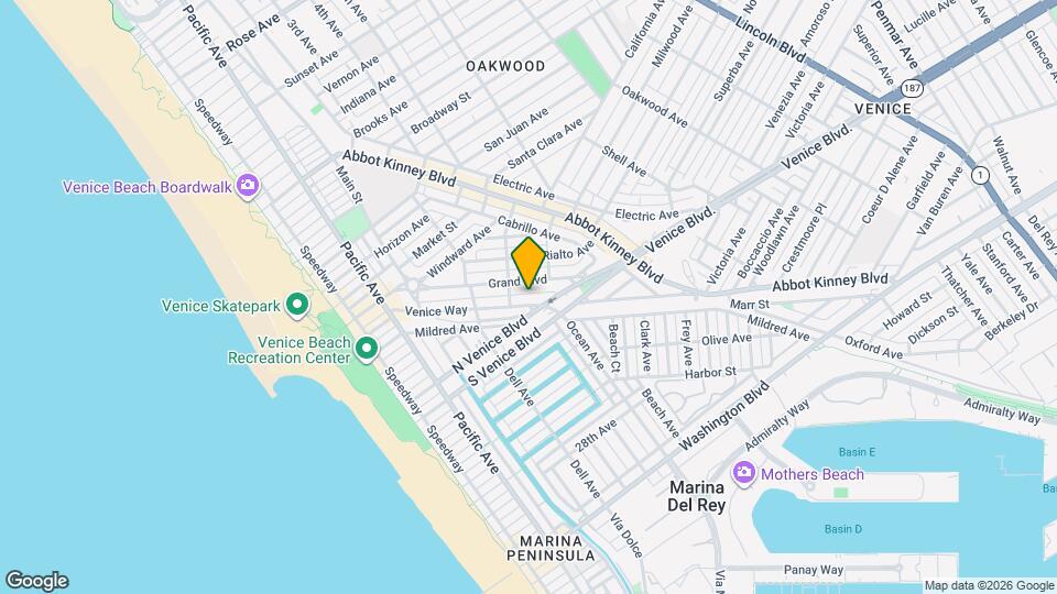 525 Venice Way Map and Location Details