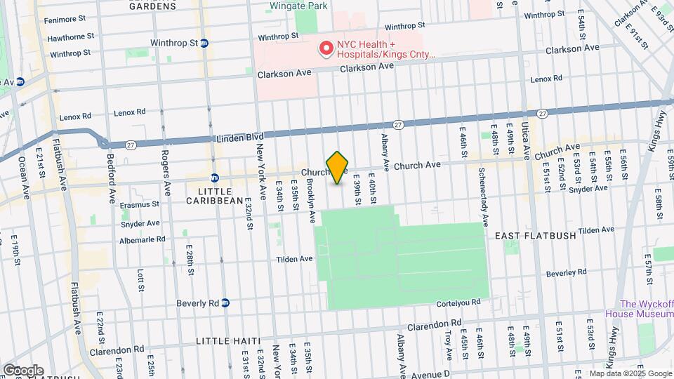 282 E 38th St Mapa y Detalles de la Ubicación