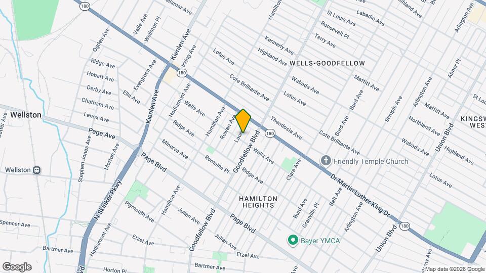 1460 Laurel St Map and Location Details