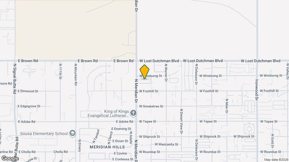 2151 N Meridian Rd, Unit 17 Mapa y Detalles de la Ubicación