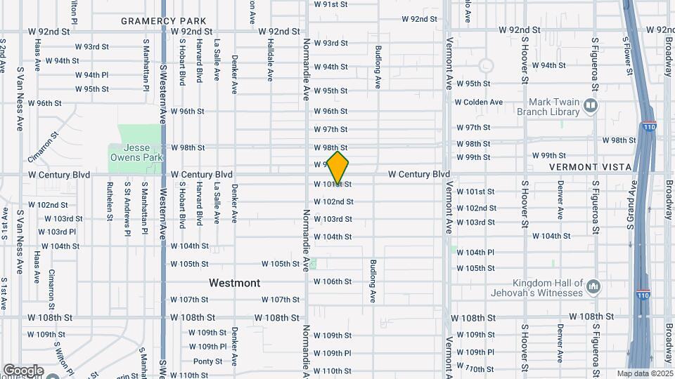 1300 W 101st St Map and Location Details