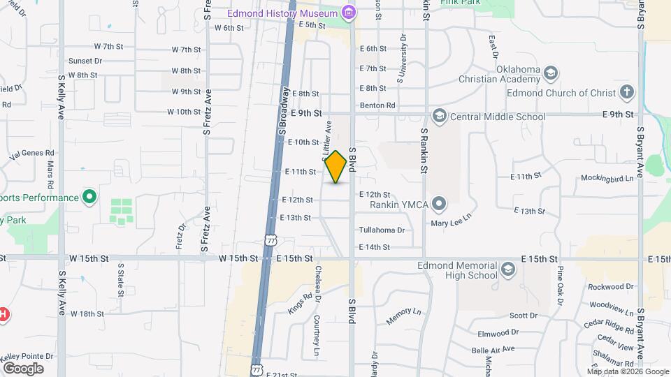 108 E 11th St Map and Location Details