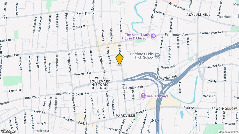 181-183-183 Sisson Ave Mapa y Detalles de la Ubicación