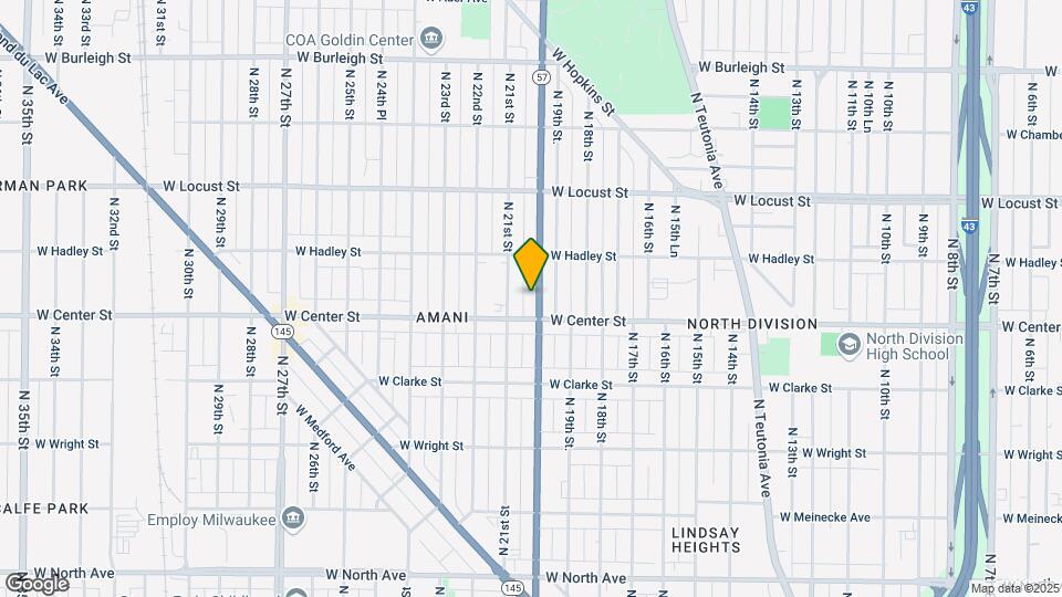 2721-2723-2723 N 20th St Map and Location Details