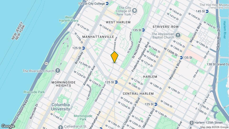 17 Convent Ave Map and Location Details