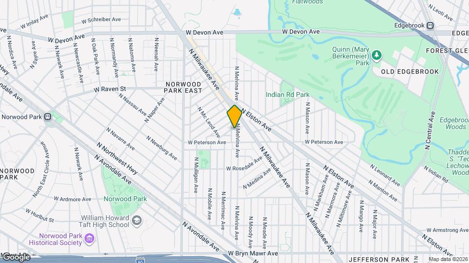 6018 N Melvina Ave, Unit Unit 2 Mapa y Detalles de la Ubicación