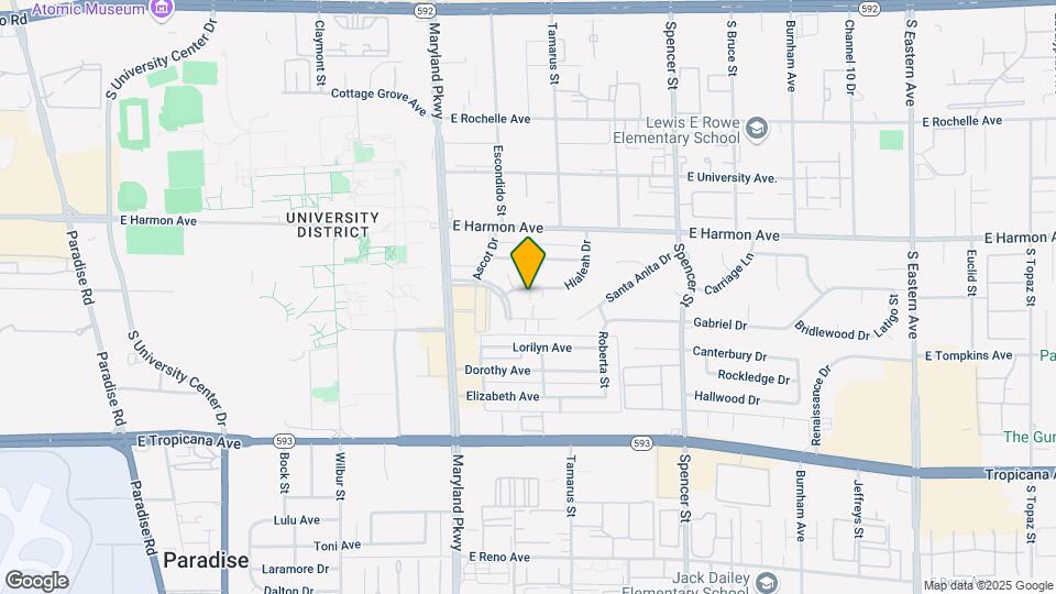 1417 Hialeah Dr Map and Location Details