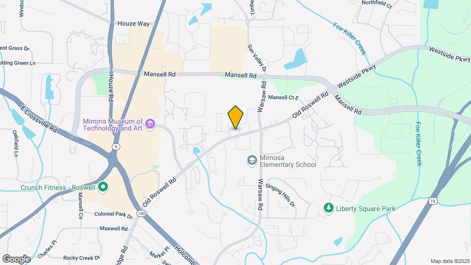 1152-1158 Old Roswell Rd Map and Location Details