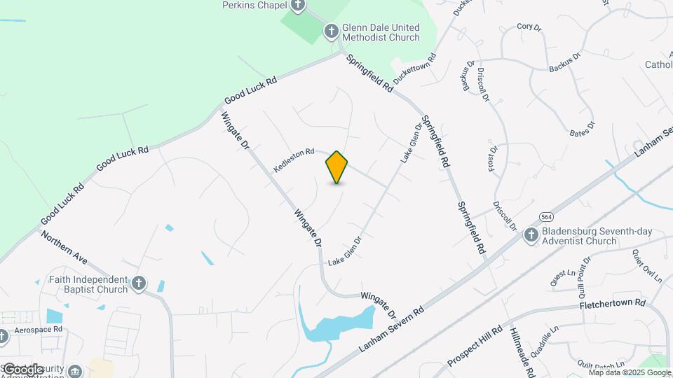 11308 Attingham Ln Map and Location Details