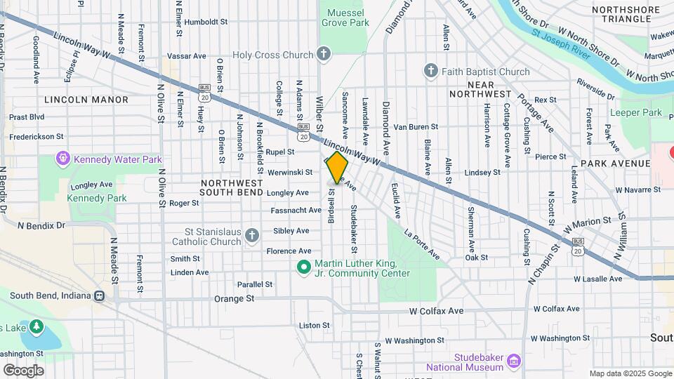 628 Birdsell St Map and Location Details