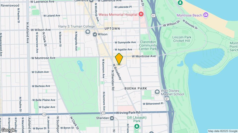 932 W Cullom Ave Mapa y Detalles de la Ubicación