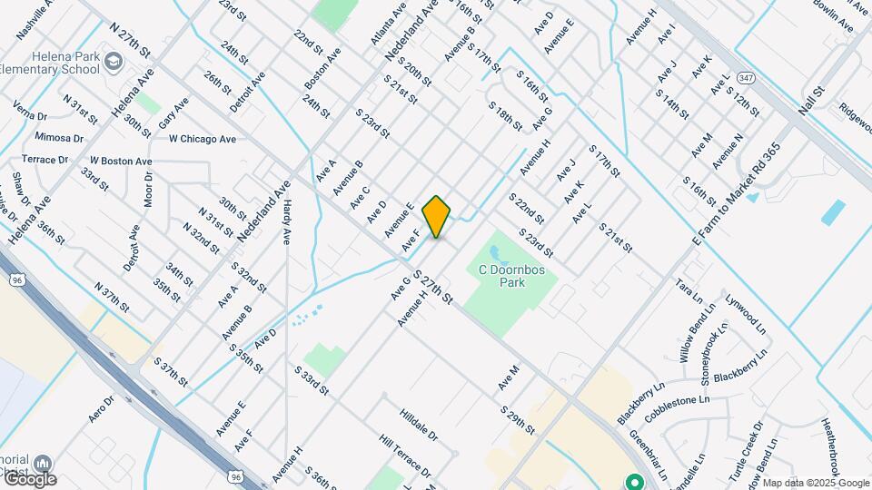 2507 Ave G Mapa y Detalles de la Ubicación