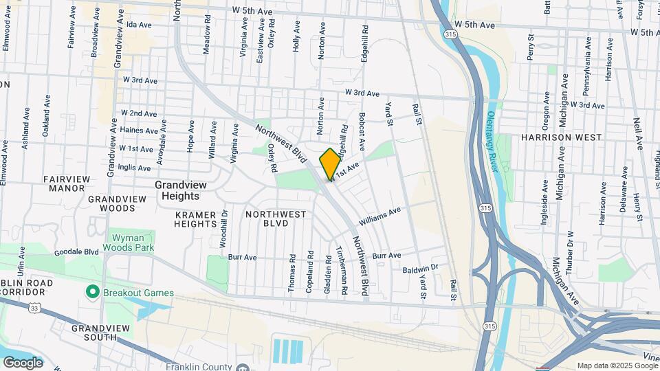 1020 Northwest Blvd Mapa y Detalles de la Ubicación