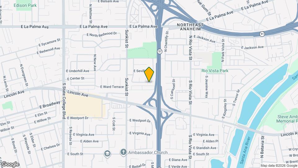 2556 E Elsiena Way Map and Location Details