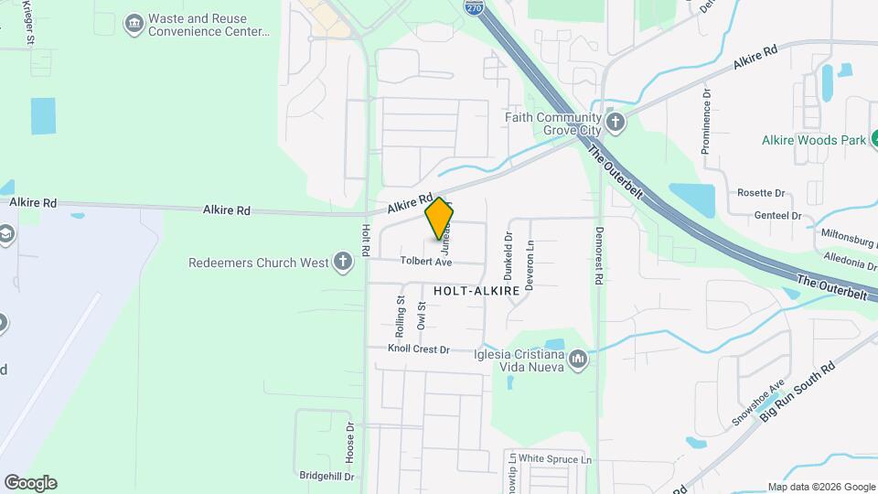 2131 Juneau Way Map and Location Details