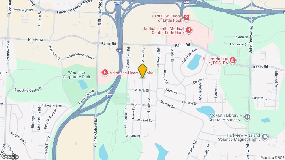 1621 Wilson Rd Map and Location Details