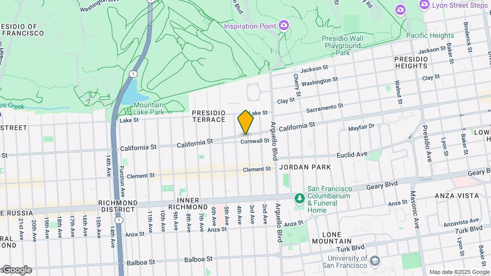 4107 California St Mapa y Detalles de la Ubicación