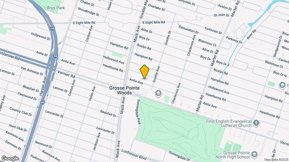 1740 Anita Ave Mapa y Detalles de la Ubicación